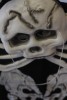 Couple gets married dressed as skeletons 