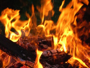Fire-breathing vicar 'lights up sermon'