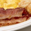 Japanese man fails to finish monster bacon burger 